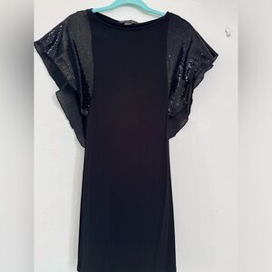 Black sequin Bodycon mini dress